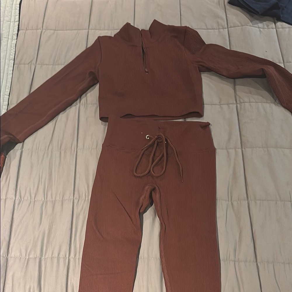 mooslover Ribbed Two-Piece Set